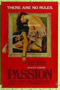 v541 PASSION one-sheet movie poster '83 Jean-Luc Godard,Huppert,Schygulla
