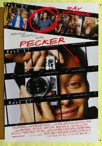 v544 PECKER one-sheet movie poster '98 John Waters, Christina Ricci, Furlong