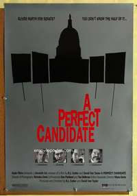 v548 PERFECT CANDIDATE one-sheet movie poster '96 Oliver North for Senate!