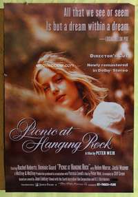 v552 PICNIC AT HANGING ROCK one-sheet movie poster R90s Peter Weir