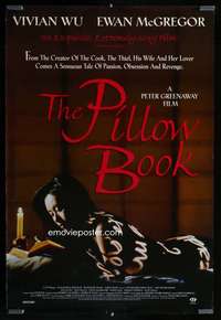 v553 PILLOW BOOK one-sheet movie poster '96 Ewan McGregor, Peter Greenaway