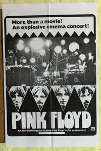 v211 PINK FLOYD one-sheet movie poster '72 rock'n'roll in Pompeii!
