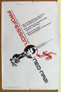 v258 BERUF NEONAZI special 23x35 movie poster '93 German racist!