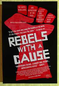 v566 REBELS WITH A CAUSE one-sheet movie poster '00 political activism!