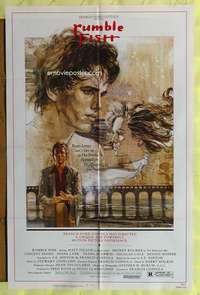 v221 RUMBLE FISH one-sheet movie poster '83 Francis Ford Coppola, Dillon