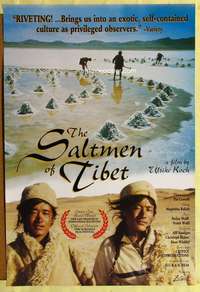 v575 SALTMEN OF TIBET one-sheet movie poster '97 Ulrike Koch, German!