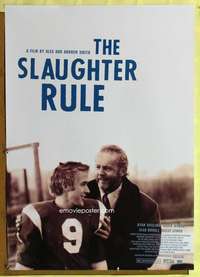 v590 SLAUGHTER RULE one-sheet movie poster '02 Ryan Gosling, football!