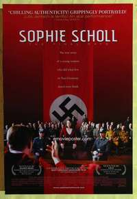 v593 SOPHIE SCHOLL: THE FINAL DAYS one-sheet movie poster '05 Marc Rothemund