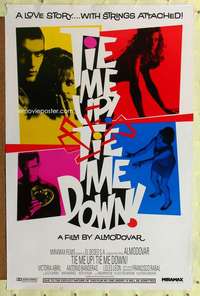v617 TIE ME UP TIE ME DOWN one-sheet movie poster '90 Pedro Almodovar