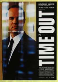 v618 TIME OUT DS one-sheet movie poster '01 Laurent Cantet, L'Emploi du temps