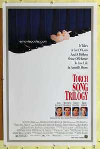 v621 TORCH SONG TRILOGY one-sheet movie poster '88 Anne Bancroft, Broderick