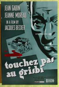 v427 GRISBI one-sheet movie poster R2003 Jean Gabin, Jeanne Moreau, French!