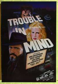 v626 TROUBLE IN MIND one-sheet movie poster '85 Alan Rudolph film noir!