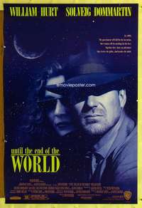 v629 UNTIL THE END OF THE WORLD one-sheet movie poster '91 Wim Wenders
