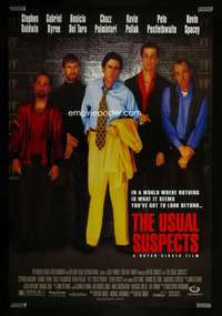 v630 USUAL SUSPECTS DS 1sh movie poster '95 Kevin Spacey, Singer