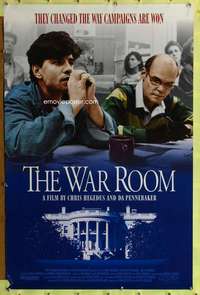 v635 WAR ROOM one-sheet movie poster '93 Bill Clinton documentary!
