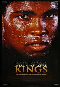 v640 WHEN WE WERE KINGS one-sheet movie poster '97 Muhammad Ali, boxing!