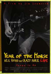 v650 YEAR OF THE HORSE one-sheet movie poster '97 Neil Young, Jim Jarmusch