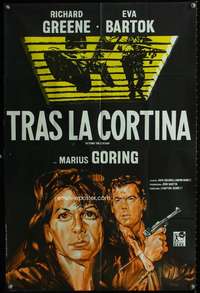 w290 BEYOND THE CURTAIN Argentinean movie poster '60 Eva Bartok