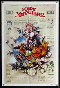 w593 GREAT MUPPET CAPER Aust 1sh movie poster '81 Jim Henson, Kermit
