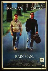 w607 RAIN MAN Aust 1sh movie poster '88 Tom Cruise, Dustin Hoffman