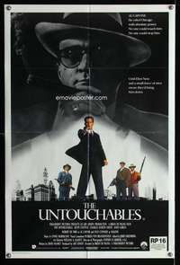 w614 UNTOUCHABLES Aust 1sh movie poster '87 Kevin Costner, De Niro