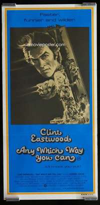 w648 ANY WHICH WAY YOU CAN Aust daybill movie poster '80 Eastwood