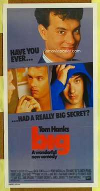w666 BIG Aust daybill movie poster '88 Tom Hanks, Elizabeth Perkins