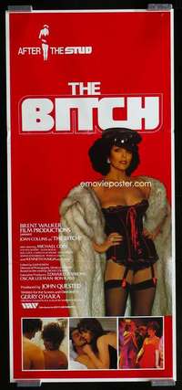 w673 BITCH Aust daybill movie poster '79 super sexy Joan Collins!