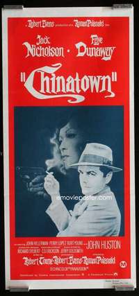 w709 CHINATOWN Aust daybill movie poster R70s Jack Nicholson, Polanski