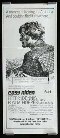 w564 EASY RIDER New Zealand daybill movie poster R78 Peter Fonda