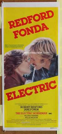 w755 ELECTRIC HORSEMAN Aust daybill movie poster '79 Redford, Fonda