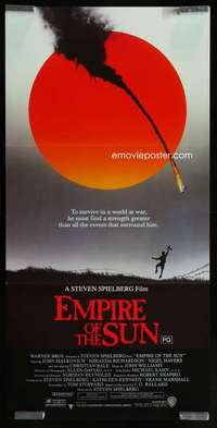 w756 EMPIRE OF THE SUN Aust daybill movie poster '87 Spielberg, Bale
