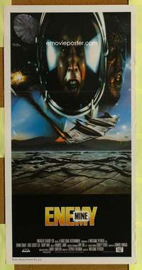 w758 ENEMY MINE Aust daybill movie poster '85 Quaid, Wolfgang Petersen