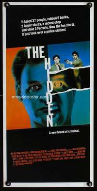 w824 HIDDEN Aust daybill movie poster '87 Kyle MacLachlan, Michael Nouri