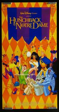 w833 HUNCHBACK OF NOTRE DAME Aust daybill movie poster '96 Disney