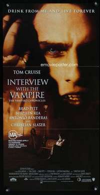 w844 INTERVIEW WITH THE VAMPIRE Aust daybill movie poster '94 Cruise