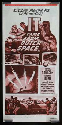 w848 IT CAME FROM OUTER SPACE Aust daybill movie poster R70s sci-fi!