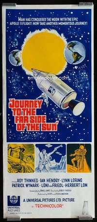 w854 JOURNEY TO THE FAR SIDE OF THE SUN Aust daybill movie poster '69