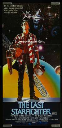 w862 LAST STARFIGHTER Aust daybill movie poster '84 Guest, sci-fi