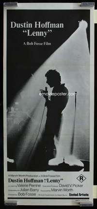 w868 LENNY Aust daybill movie poster '74 Dustin Hoffman, Bob Fosse