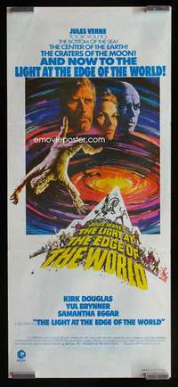 w871 LIGHT AT THE EDGE OF THE WORLD Aust daybill movie poster '71