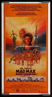 w884 MAD MAX BEYOND THUNDERDOME Aust daybill movie poster '85 Gibson