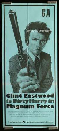 w567 MAGNUM FORCE New Zealand daybill movie poster '73 Eastwood