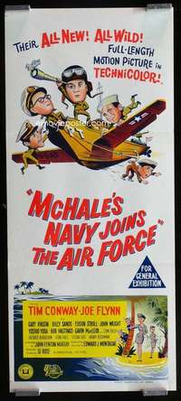 w895 McHALE'S NAVY JOINS THE AIR FORCE Aust daybill movie poster '65