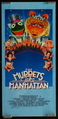 w907 MUPPETS TAKE MANHATTAN Aust daybill movie poster '84 Jim Henson