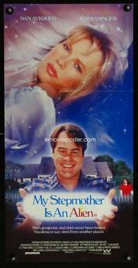 w910 MY STEPMOTHER IS AN ALIEN Aust daybill movie poster '88 Aykroyd