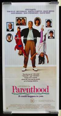 w931 PARENTHOOD Aust daybill movie poster '89 Steve Martin, Rick Moranis