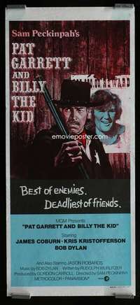 w932 PAT GARRETT & BILLY THE KID Aust daybill movie poster '73 Dylan