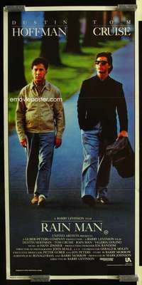 w953 RAIN MAN Aust daybill movie poster '88 Tom Cruise, Dustin Hoffman